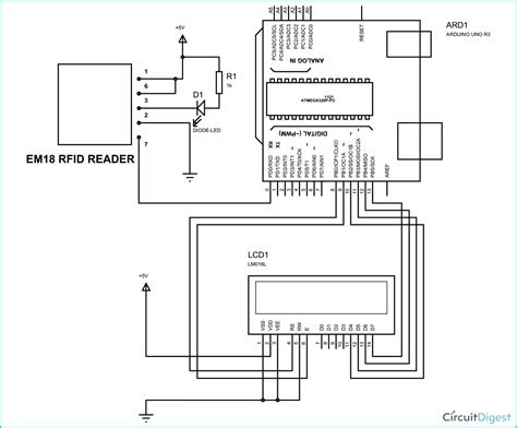 interfacing em18 rfid reader with arduino|em18 rfid reader diagram.